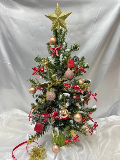 Artificial Xmas Tree with Ornaments & Fairy light [XMAS 2024]