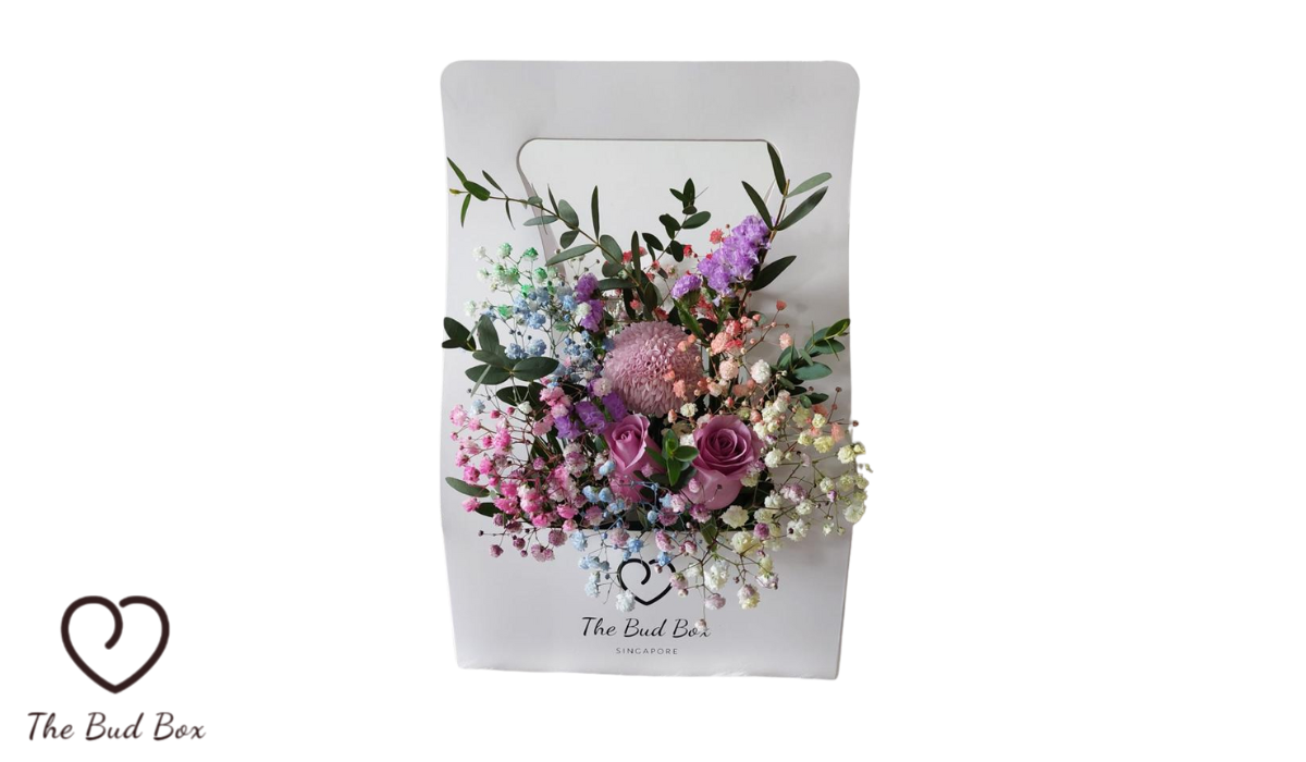 Rainbow Floral Box