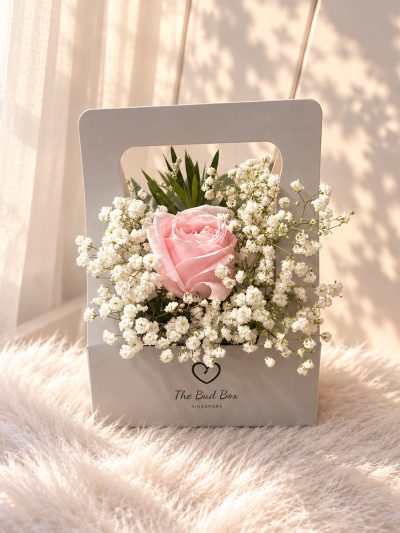 Pink Rose Mini Bud Box